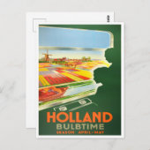 Holland bulbtime vintage Briefkaart (Voorkant / Achterkant)