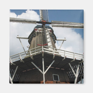 Holland Dutch Windmill Fridge Magnet Square Magneet