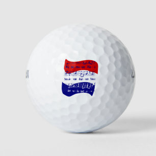 Holland flag golfballen