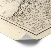 Holland, Friesland, Groningen, Overyssel Poster (Hoek)