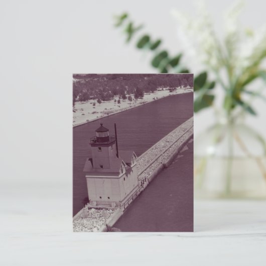 Holland Harbor Lighthouse Briefkaart (Staand voorkant)