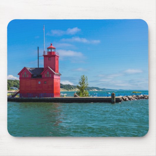 Holland Harbor Lighthouse Muismat (Voorkant)