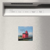 Holland Harbor South Pierhead Light 2011 magnet Magneet (Insitu (Vaatwasser))