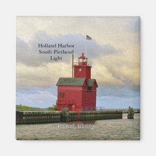 Holland Harbour South Pierhead Light magnet Magneet