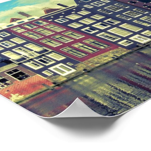 Holland huizen poster (Hoek)