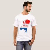 Holland-kaart T-shirt (Voorkant volledig)