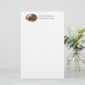 Holland Lop Eared Rabbit Briefpapier (Staand voorkant)