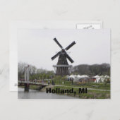 Holland, MI Briefkaart (Voorkant / Achterkant)