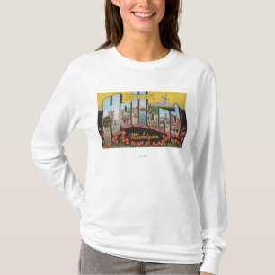 Holland, Michigan - Grote letterscènes T-shirt