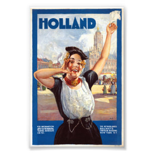  Holland Nederland Foto Afdruk