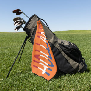 Holland overlay op Nederland Vlag op of gtcnt Golfhanddoek