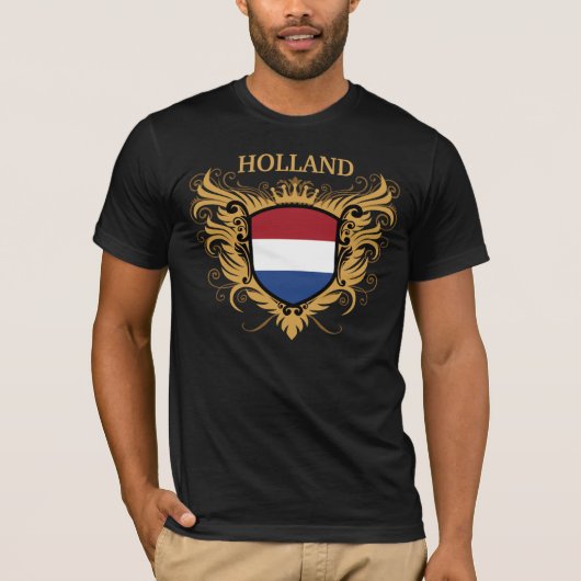 Holland [personaliseren] t-shirt (Voorkant)