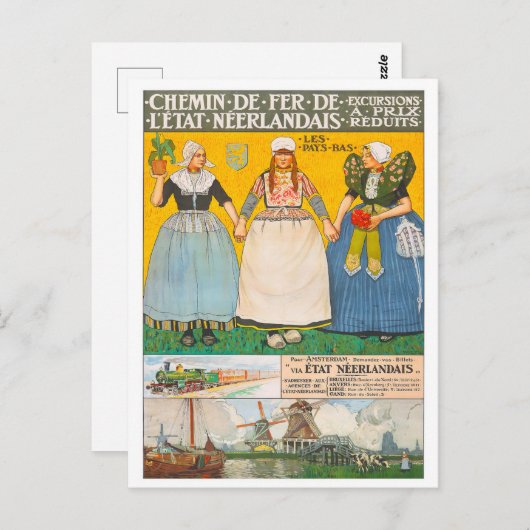 Holland trainingen Briefkaart oud reizen (Voorkant / Achterkant)