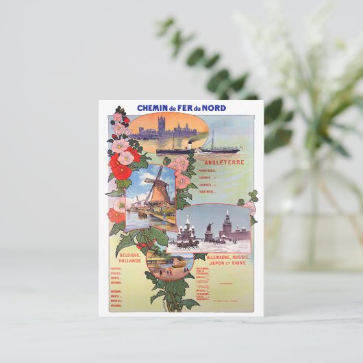 Holland trainingen Briefkaart oud reizen (Staand voorkant)