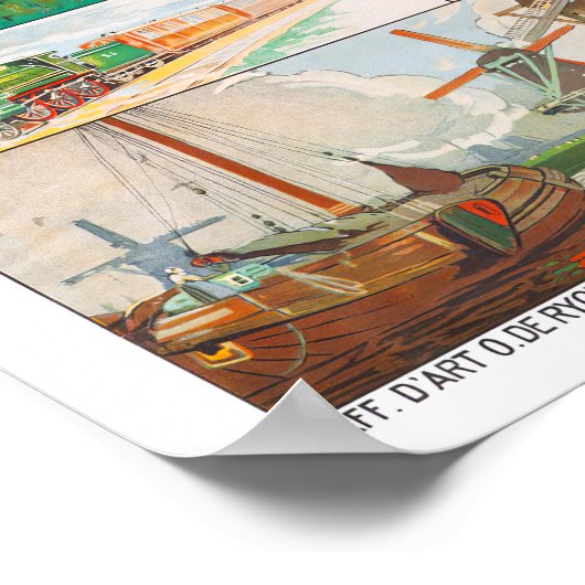 Holland trainingen Poster oud reizen (Hoek)
