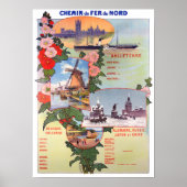 Holland trainingen Poster oud reizen (Voorkant)