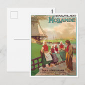 Holland trainlines voyage vintage Carte postale (Devant / Derrière)