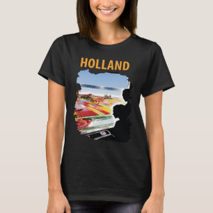 Holland Treinraam Retro Reis T-Shirt