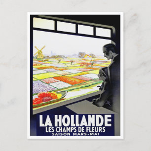 Holland tulp Briefkaart met vintage