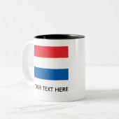 Holland Tweekleurige Koffiemok (Voorkant links)