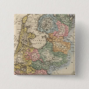 Holland Vierkante Button 5,1 Cm