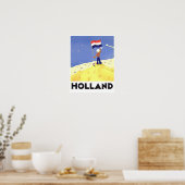 Holland vintage-Poster Poster (Keuken)
