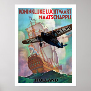 Holland, vliegend nederlands en spookschip, poster