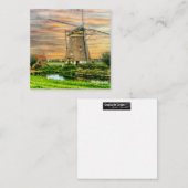 Holland Windmill Notitiekaartje (Voorkant / Achterkant)
