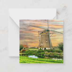 Holland Windmill Notitiekaartje