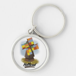Holland windmolen reisposter sleutelhanger