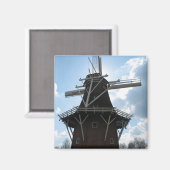 Holland Windmolen Silhouet Koelkast Magneet (Voorkant / Achterkant)