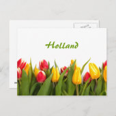 Hollande, Carte postale du jardin de la tulipe de  (Devant / Derrière)