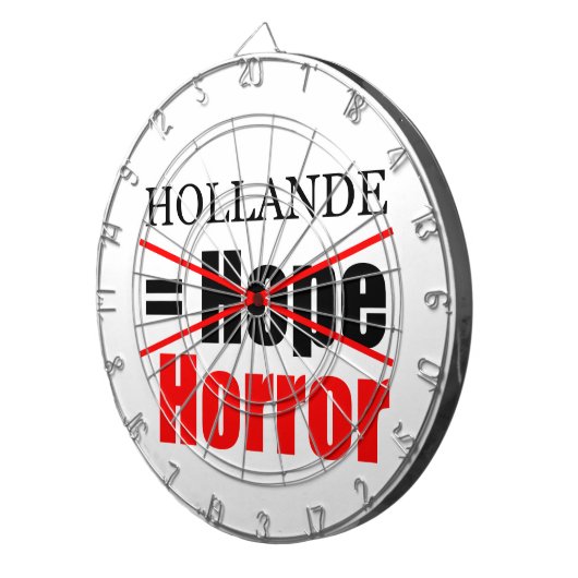 Hollande Not Hope = Horror - Dartboard Dartbord (Voorkant Rechts)
