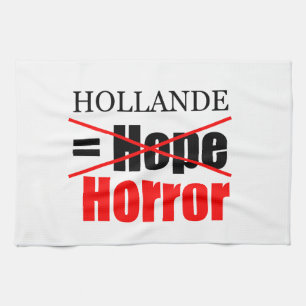 Hollande Not Hope = Horror - keukenhanddoek