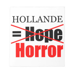 Hollande Not Hope = Horror - laptop Notitieblok
