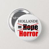 Hollande Not Hope = Horror - R Button (Voorkant /achterkant)