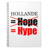 Hollande Not Hope = Hype - Carnet (Devant)