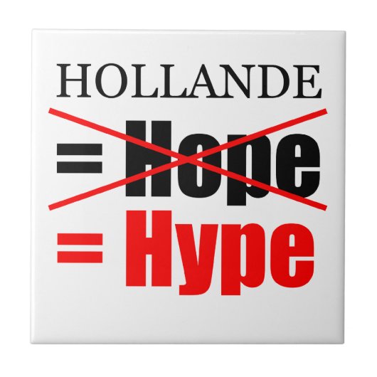 Hollande Not Hope = Hype!!!!!!!!!!!!!!!!!!!!!!!!!! Tegeltje (Voorkant)