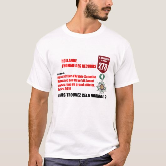 Hollande Record Legions d'Honneur 2 T-shirt (Voorkant)