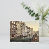 Hollandischer Brook, Hamburg, Duitsland klassieke Briefkaart (Staand voorkant)
