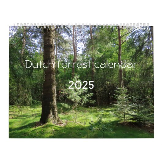 Hollands bos Kalender aan te passen (Hoes)