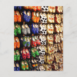 Hollands Colorful Dutch Clogs Briefkaart