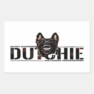 Hollandse Herder - Hollandse Herdershond Rechthoekige Sticker