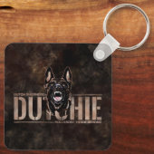 Hollandse Herder - Hollandse Herdershond Sleutelhanger (Achterkant)