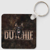 Hollandse Herder - Hollandse Herdershond Sleutelhanger (Achterkant)