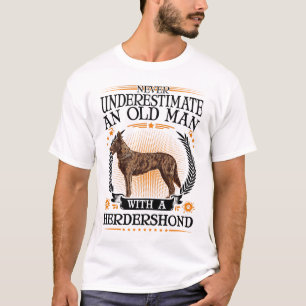 Hollandse Herder Old Man Herdershond T-shirt
