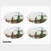 Hollandse Windmolens ovale sticker (Vel)