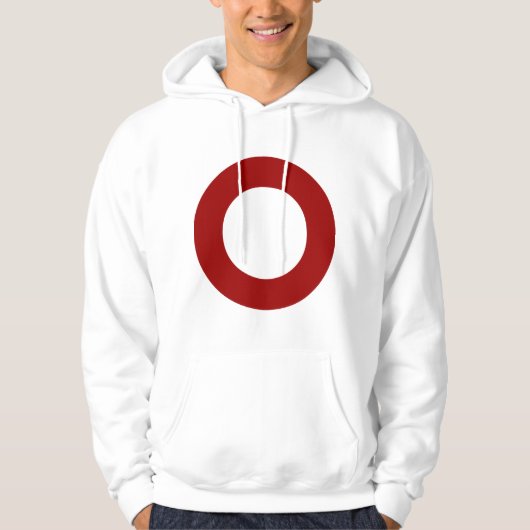 Holle cirkel - Kleuren Hoodie (Voorkant)