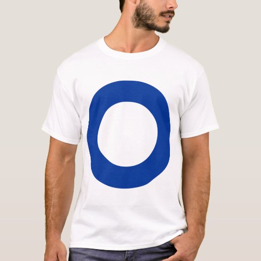 Holle cirkel - Kleuren T-shirt (Voorkant)
