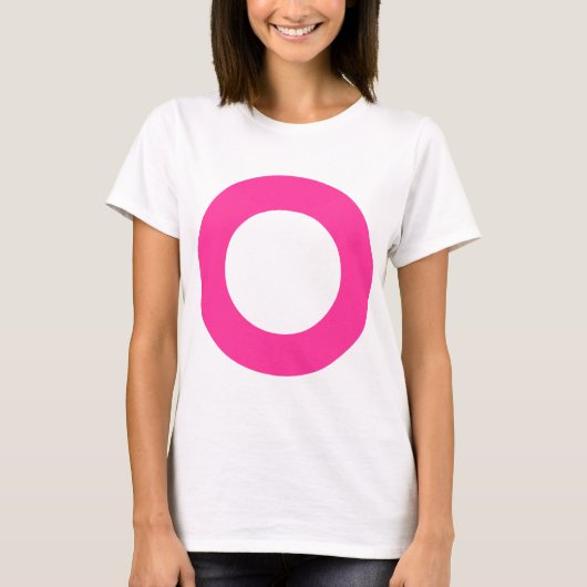 Holle cirkel - Kleuren T-shirt (Voorkant)